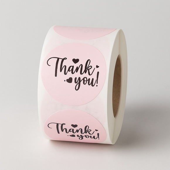 STICKERAFT Other - Thank you stickers for poshmark sellers | shipping supplies 1 in round NWT